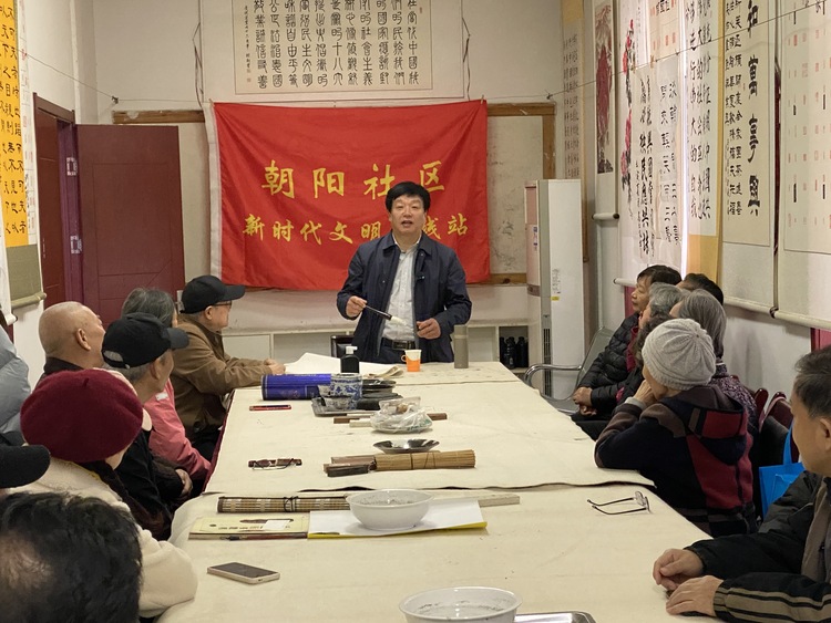 石家莊新華區：書畫社豐富居民文化生活_fororder_微信圖片_20240125155304