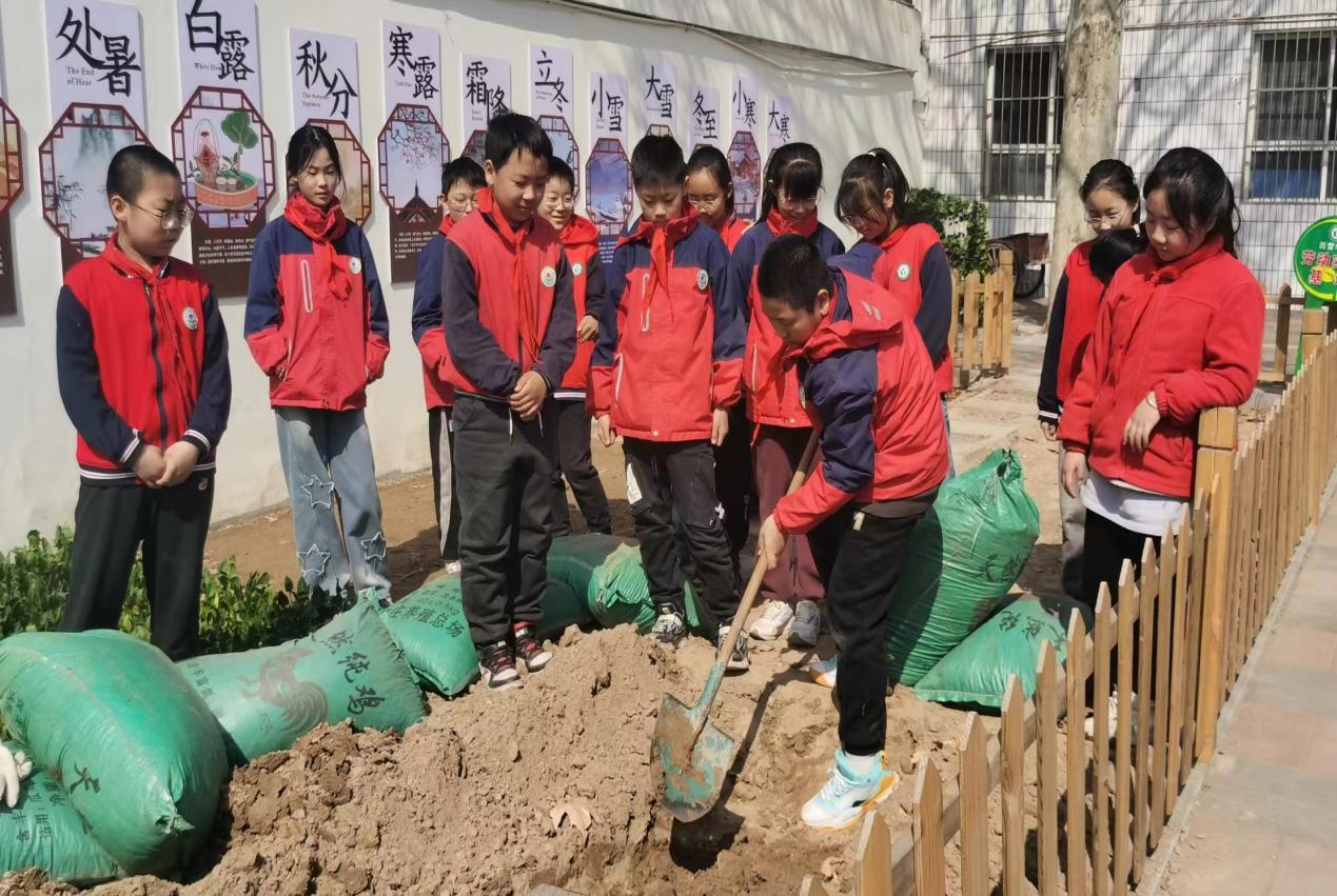 石家莊市新華區：春分好時節 校園好光景_fororder_圖片 2