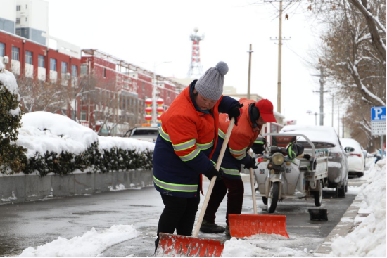 圖片默認標題_fororder_（國際在線圖片新聞）河北青縣積極應對暴雪天氣：多舉措全方位保暢518