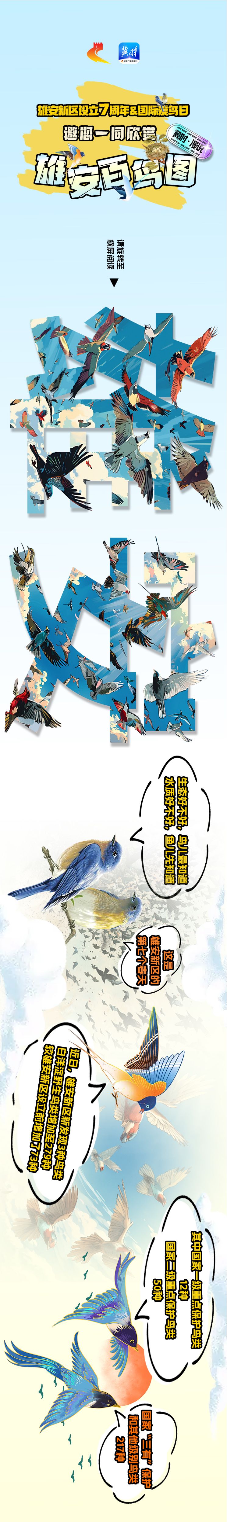 雄安百鳥圖｜當雄安新區設立7週年遇上國際愛鳥日 驚艷了整個春天！