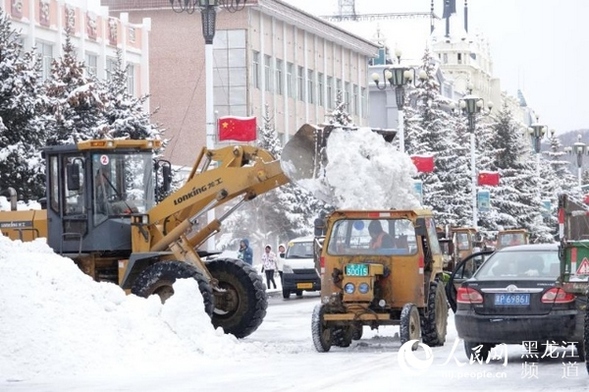 大興安嶺塔河縣全力開展大規模清掃冰雪工作