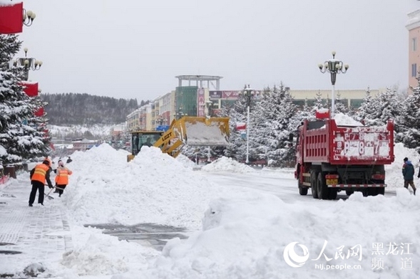 大興安嶺塔河縣全力開展大規模清掃冰雪工作