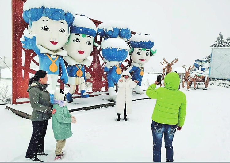 大興安嶺飄雪迎客