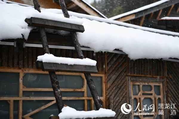 “雙節”長假中國雪鄉五花山色披銀裝