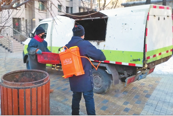 哈爾濱9城區每日4000噸生活垃圾全鏈條防疫消殺