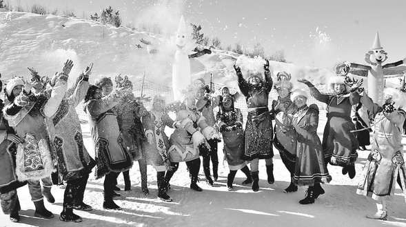 千余人參與“龍鄉春雪大狂歡”