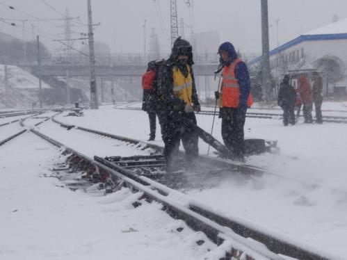 黑龍江多地降雪 各部門全力清雪保暢通