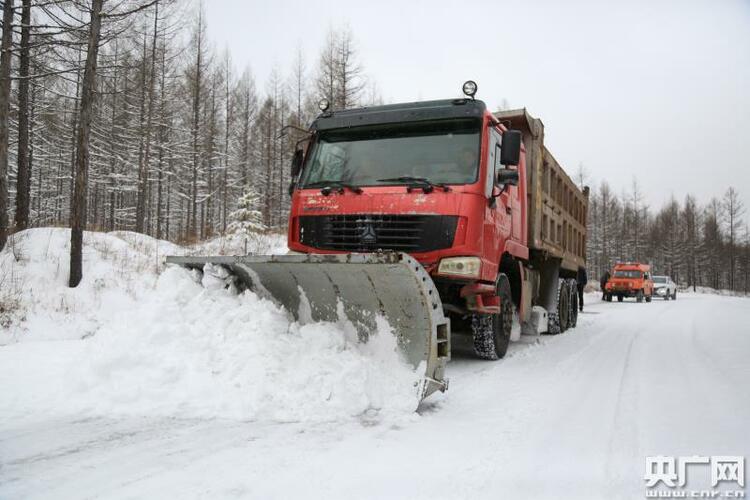 中國最冷小鎮大興安嶺呼中區降下十年同期少見大雪