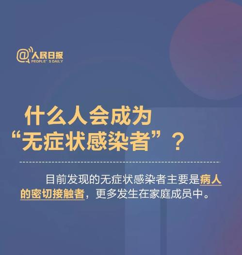 我是不是“無症狀感染者”？看完這些就明白了！