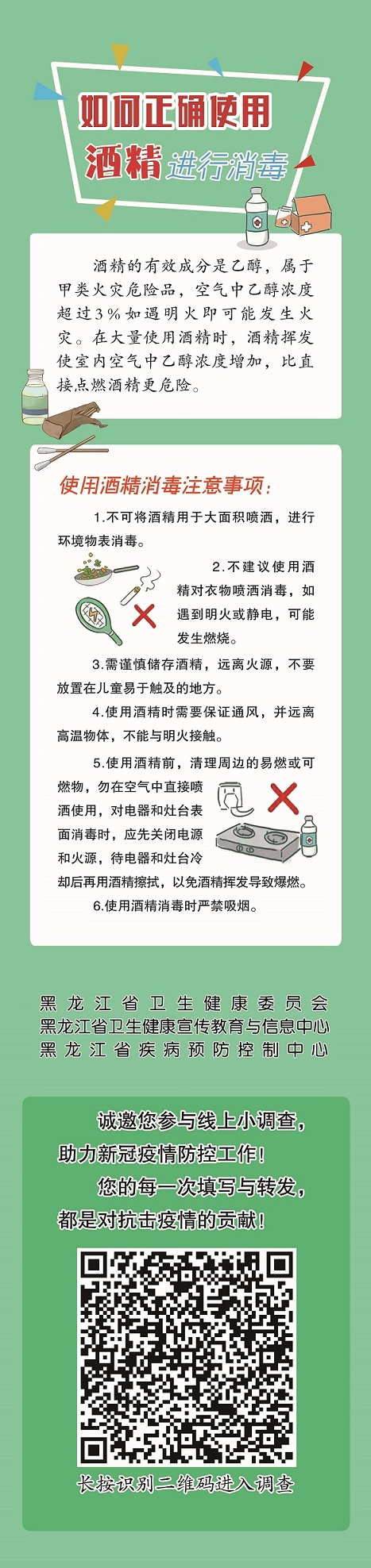 【一圖讀懂】如何正確使用酒精進行消毒？