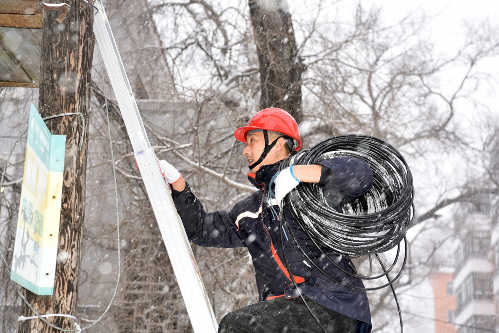 黑龍江聯通戰暴雪迅速響應 確保全網通信暢通