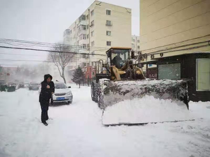 哈爾濱市平房區凝聚各方力量  共同奮戰今冬首場大規模降雪