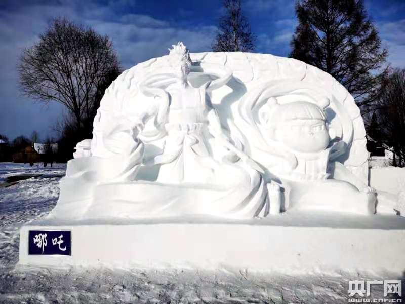 漠河北極聖誕村迪士尼雪雕園開園迎客