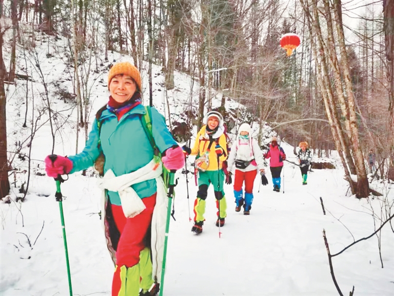 中國雪谷 徒步健身歡樂多