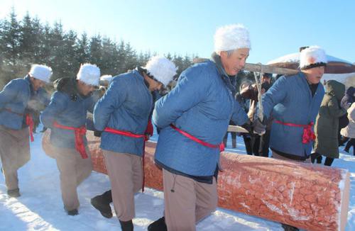 伊春市美溪區首屆“喊山節”在小興安嶺深處開喊