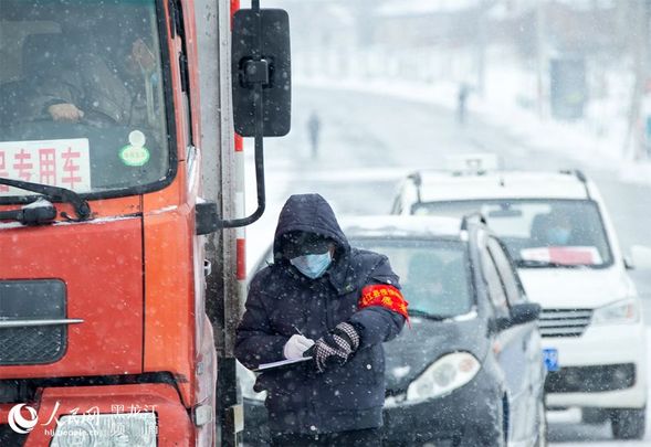 龍江三月初雪 致敬雪天戰“疫”的你！