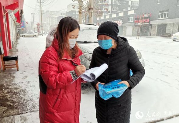 龍江三月初雪 致敬雪天戰“疫”的你！