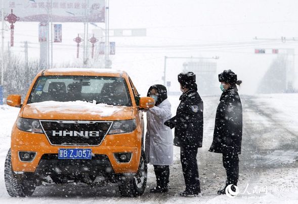 龍江三月初雪 致敬雪天戰“疫”的你！