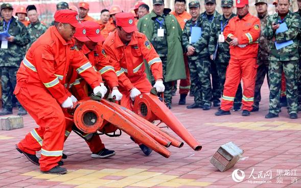 大興安嶺呼中區舉辦森林消防隊伍專業技能競賽“保生態 礪精兵 強實戰”