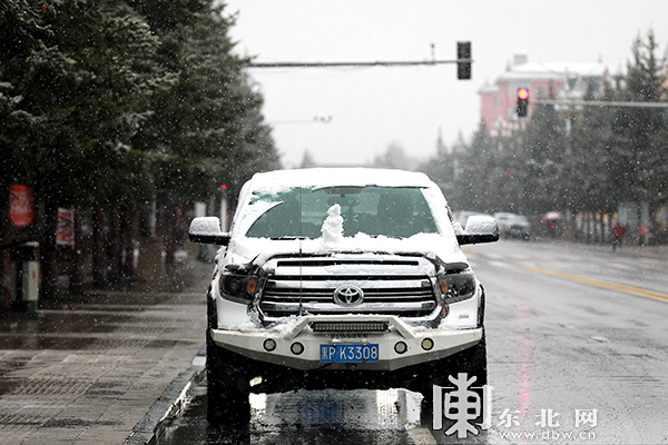 黑龍江漠河五月迎飛雪