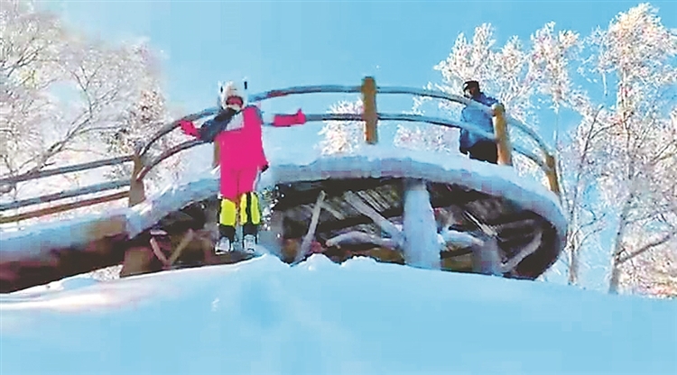 蹦雪極 坐馬車 雪野撒歡兒