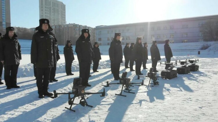 鶴崗公安機關開展警用無人機大比武