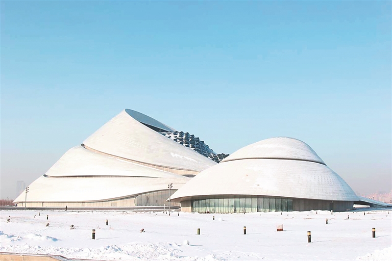 雪靜落大劇院