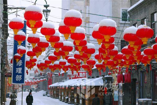 巴洛克風情撞上國風 “雪容融”雪後冰城美絕了