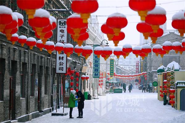 巴洛克風情撞上國風 “雪容融”雪後冰城美絕了