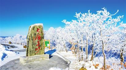 饒河縣：初春現霧凇 滿城皆美景