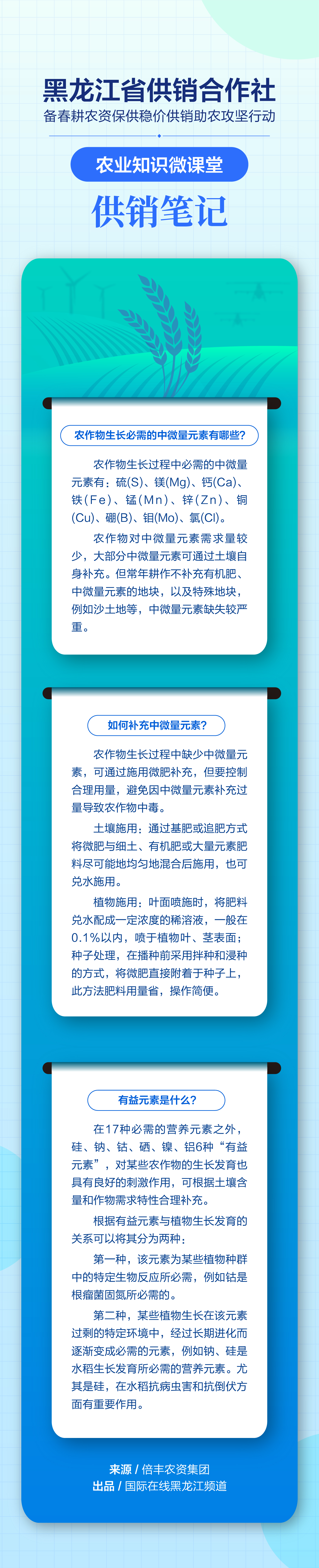 農作物生長必需的中微量元素如何補充？“供銷筆記”來支招_fororder_新 第五期