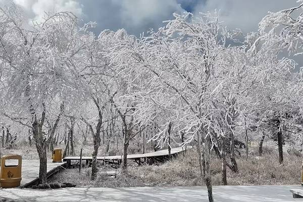 雪落鳳凰山