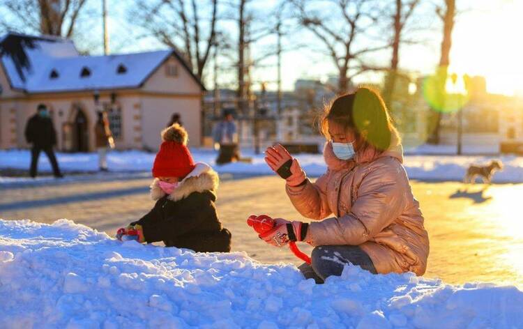 來這裡看飄雪的黑龍江