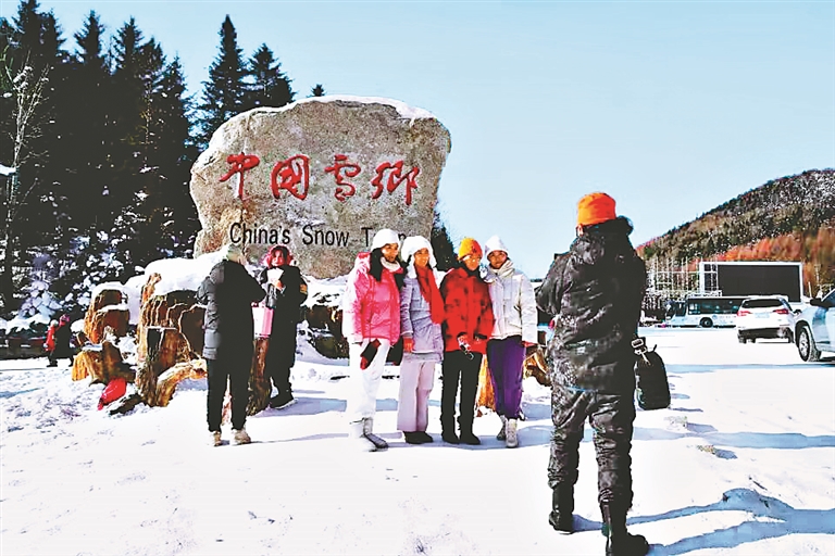 “我在雪鄉玩得太爽了”