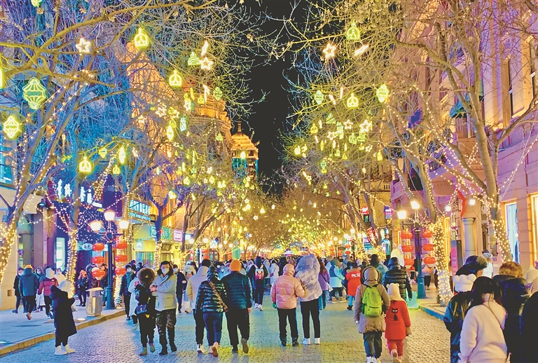 夜經濟賦能冰雪旅遊活力十足