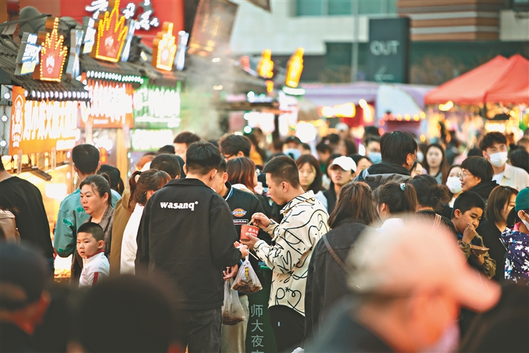 哈爾濱：夜經濟活力強勁 煙火冰城更幸福