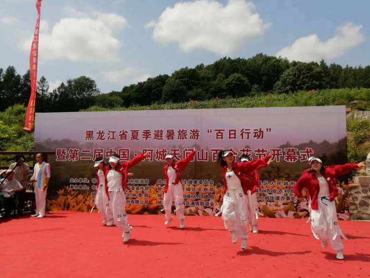 黑龍江省夏季避暑旅遊“百日行動”暨第二屆中國·阿城天問山百合花節開幕_fororder_圖片1