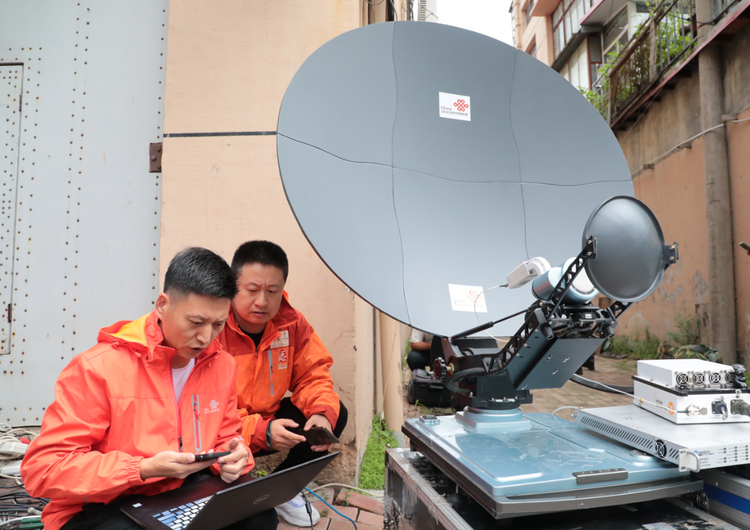 無人機+衛星站+應急車  科技撐起海林長汀聯通網絡恢復“一片天”_fororder_圖片33