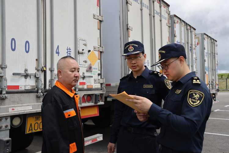 綏芬河至莫斯科TIR跨境公路貨運線路正式開通_fororder_1