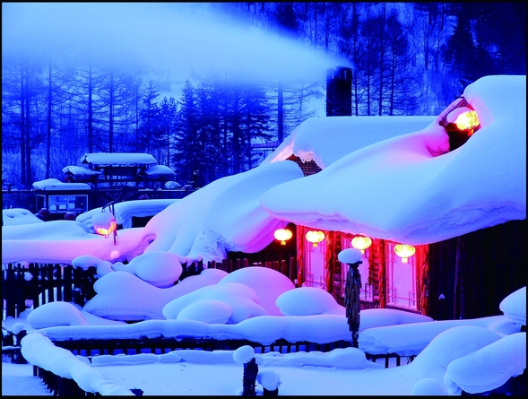 百張“年度大片”展現雪鄉美景