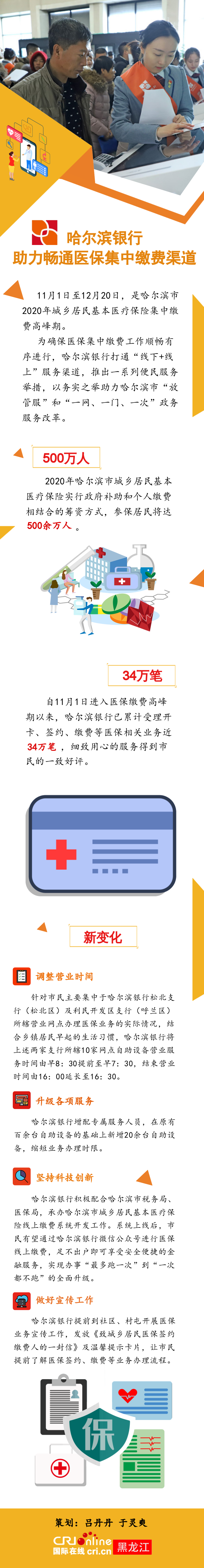 【黑龍江】一圖讀懂哈爾濱銀行如何助力暢通醫保集中繳費渠道