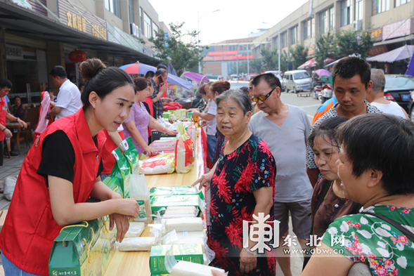 海倫富硒大米打入金堂市場