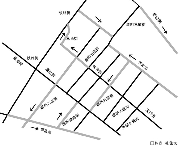 10月8日起哈市南崗清明片區橋北街漢陽街等路段變單行