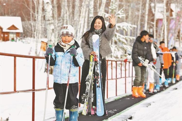 中國最北滑雪場開滑