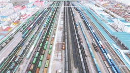 滿洲裏鐵路口岸首季進口運量創新高