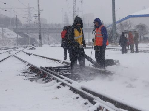 黑龍江多地降雪 各部門全力清雪保暢通