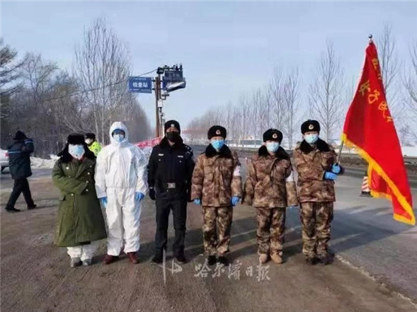哈爾濱五常：巾幗不讓鬚眉！25名女子民兵逆行出征，24小時值守入省卡點