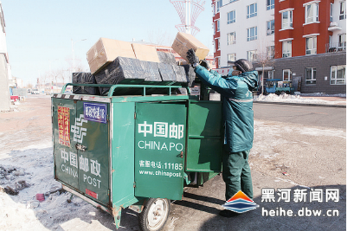 黑河五大連池風景區快遞員：防控前沿的綠色堅守