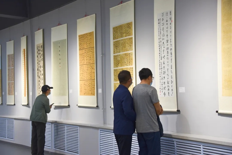 黑龍江省第三屆農民書法展開幕