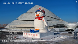 哈爾濱給雪雕戴上了“實時在線聽診”傳感系統保健康